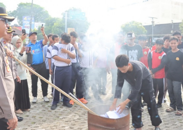Polresta Pangkalpinang Kembali Gelar Apel Pembubaran dan Penolakan Geng Motor