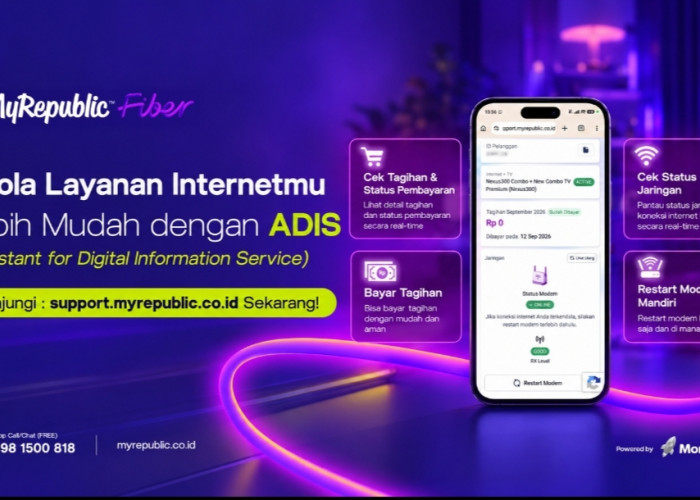MyRepublic Hadirkan ADIS, Pelanggan Kini Bisa Cek hingga Atasi Kendala Internet Secara Mandiri 