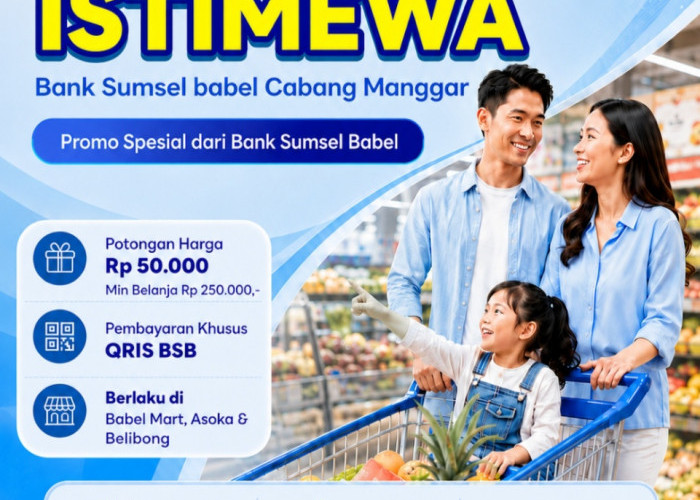 Belanja Hemat, Diskon Nikmat! Saatnya Belanja Lebih Hemat Bersama Bank Sumsel Babel Cabang Manggar! 