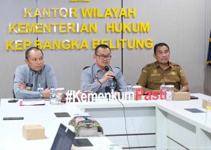 Kanwil Kemenkum Babel Harmonisasikan Tiga Ranperkada Kota Pangkalpinang