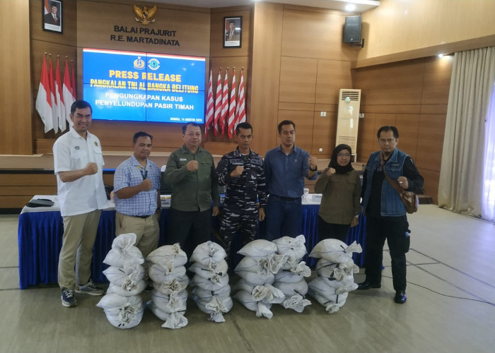 Danlanal Babel Kolonel Laut (P) Ipul Saepul Ancam Penyelundup Timah: Tak Ada Kompromi!