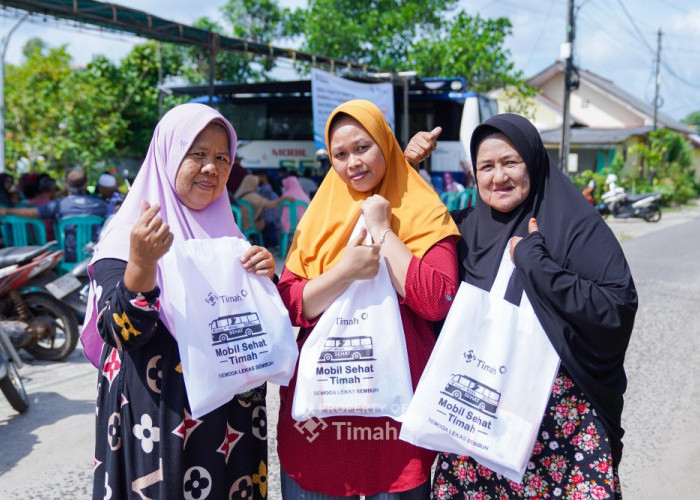 Rangkain HUT ke-49 PT Timah Hadirkan Layanan Kesehatan Gratis, Ratusan Warga Bangka Tengah Antusias Berobat 