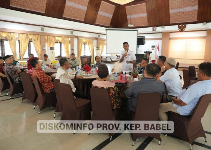 Silaturahmi dengan DPRD Prov. Kep. Babel, Ini Yang Dibahas Pj. Gubernur Suganda 