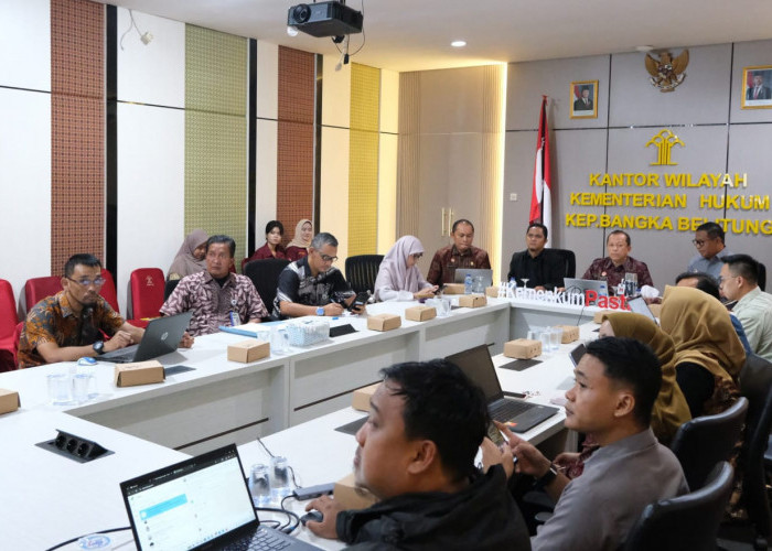 Kemenkum Babel Gelar Rakor Percepatan Pembentukan Koperasi Desa/Kelurahan Merah Putih