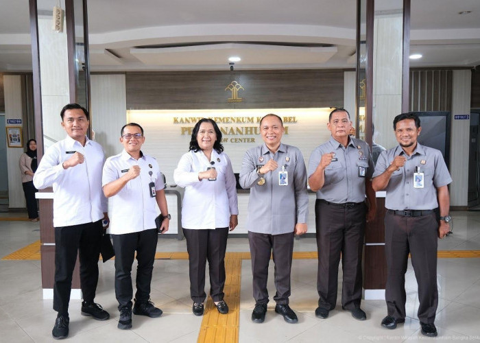 Kanwil Kemenkum Babel dan Kemenko Perkuat Sinergi Layanan Posbankum di Babel