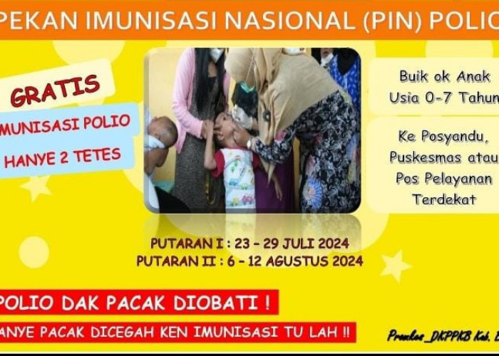 Cegah Polio, Kadinkes Basel Ajak Masyarakat Untuk Imunisasi Anak