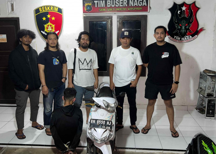 Mau Minjam Gak Dikasih, Adik di Pangkalpinang Ini Nekat Curi Motor Kakaknya