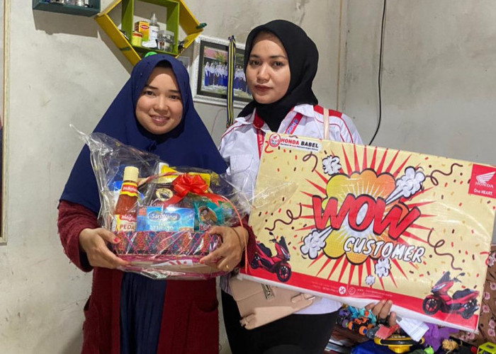 Honda TDM Payung Berikan Bingkisan Wow Customer 