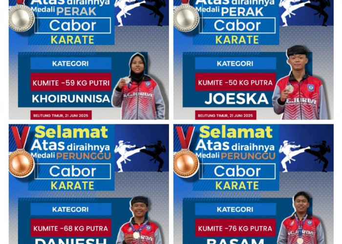 Ajang Kejurda Pelajar XII Belitung Timur, Cabor Forki Basel Sumbang Medali 