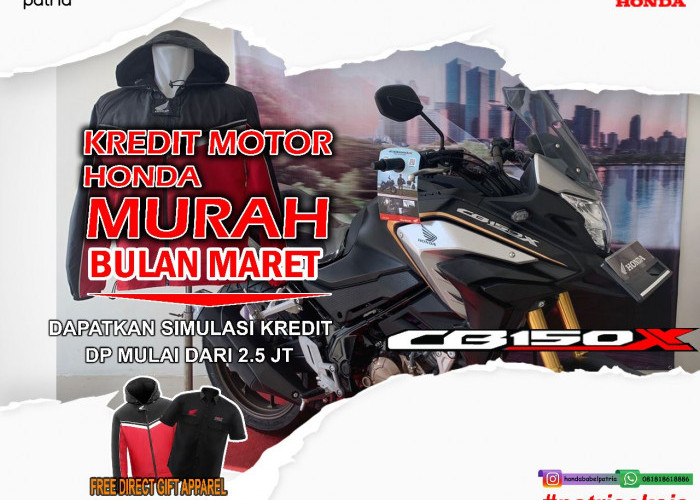 Maret, Honda Patria Berikan Uang Muka Merakyat untuk CB150X