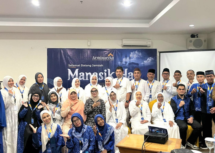 17 Calon Jamaah Haji Plus Dari Perwakilan Arminareka Babel Ikut Manasik dan Siap Terbang Mei 2026