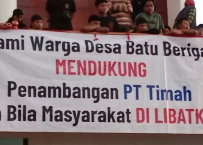 Warga Batu Beriga desak DPRD dukung tambang rakyat di IUP PT Timah