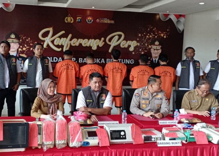 Keuntungan 5 Pelaku Pencurian Ventilator RSUP Airanyir Capai Ratusan Juta