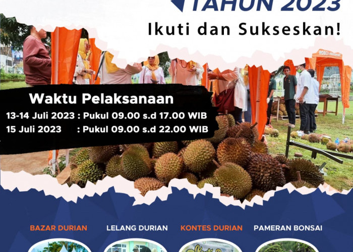 Serbu... Bazar Durian Air Mesu 13-15 Juli Ada Cumasi Hingga Super Tembaga