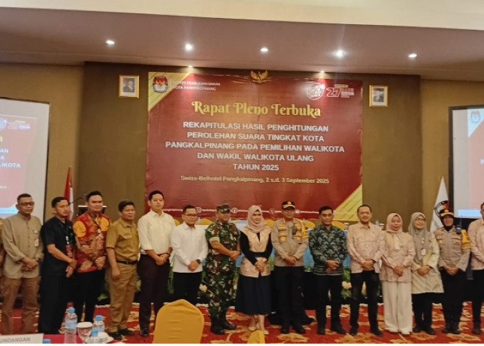 KPU Pangkalpinang : KPU RI Apresiasi Pilwako Pangkalpinang Ulang 2025 Unik