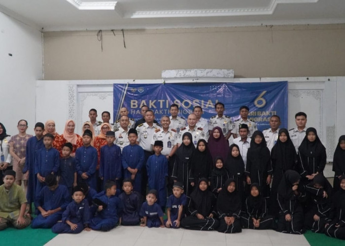 Hari Bhakti Imigrasi ke-76, Imigrasi Pangkalpinang Wujudkan Kepedulian Sosial di Panti Asuhan