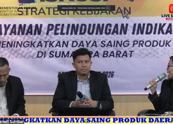 Kanwil Kemenkum Babel Ikuti Diskusi Strategi Kebijakan Penguatan Pelindungan Indikasi Geografis