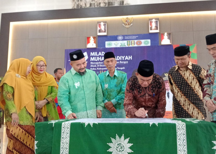 Pesan Stafsus Presiden Muhajir Efendi di Milad Muhammadiyah Ke 113 di Bangka Tengah