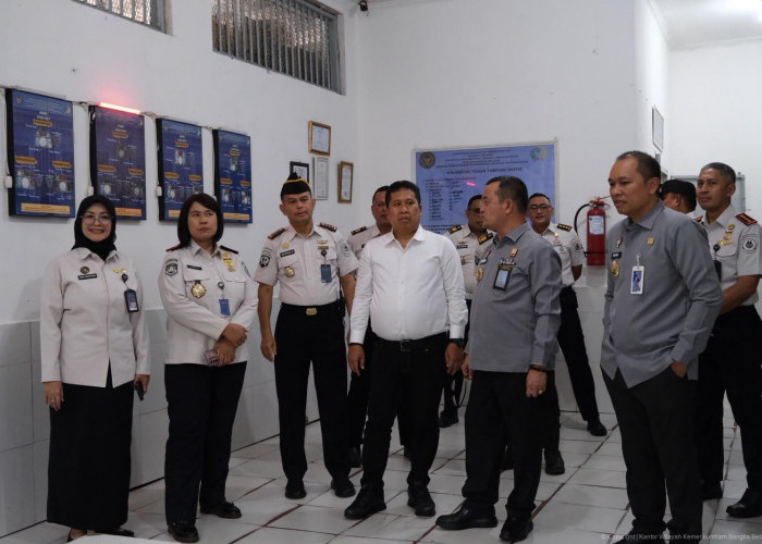 Perkuat Sinergi Lintas Instansi, Kanwil Kemenkum Babel Dampingi Kunjungan Deputi Kemenko Kumham Imipas