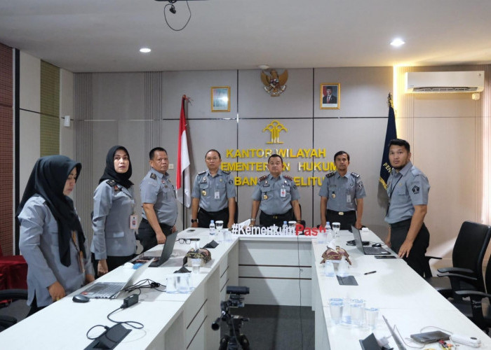 Kanwil Kemenkum Babel Ikuti Diskusi Strategi Kebijakan Permenkumham Terkait Jabatan Notaris