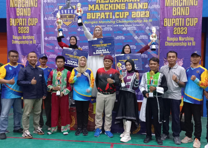 Ini Juara Marching Band Bupati Bangka 2023