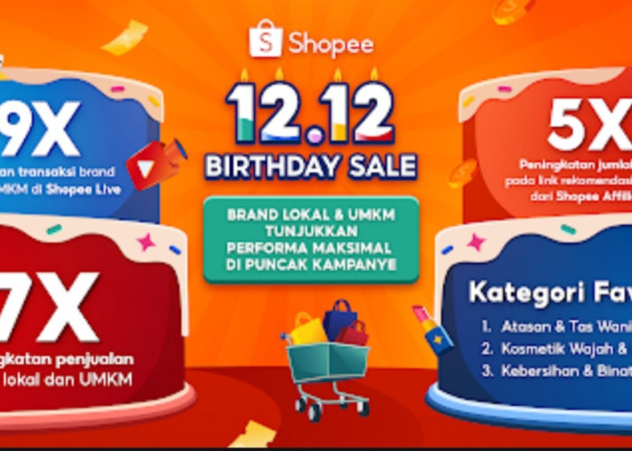 Shopee 12.12 Birthday Sale: Brand Lokal dan UMKM Raih Keberhasilan Besar, Penjualan Naik Hingga 7 Kali Lipat!