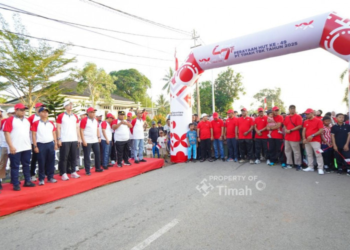 Semarakan HUT ke-49 PT Timah, Ribuan Masyarakat Karimun Ikuti Pekan Sehat 'Untuk Merah Putih'