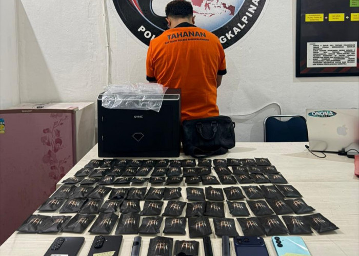 Modus Baru Pemakai Narkoba Diungkap Polresta Pangkalpinang, 80 Catrid Pod Vaping Diamankan