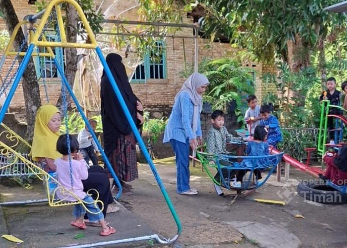 PT Timah Perkuat Pendidikan Anak Usia Dini Melalui Bantuan Gizi dan Sarana Belajar