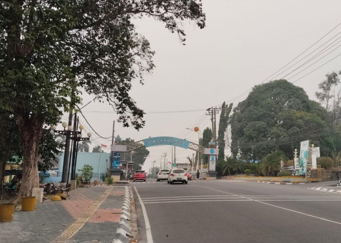 Sungailiat Diselimuti Kabut, Diduga dari Kebakaran Lokal dan Luar Pulau, DLH Lakukan Pengujian Kualitas Udara
