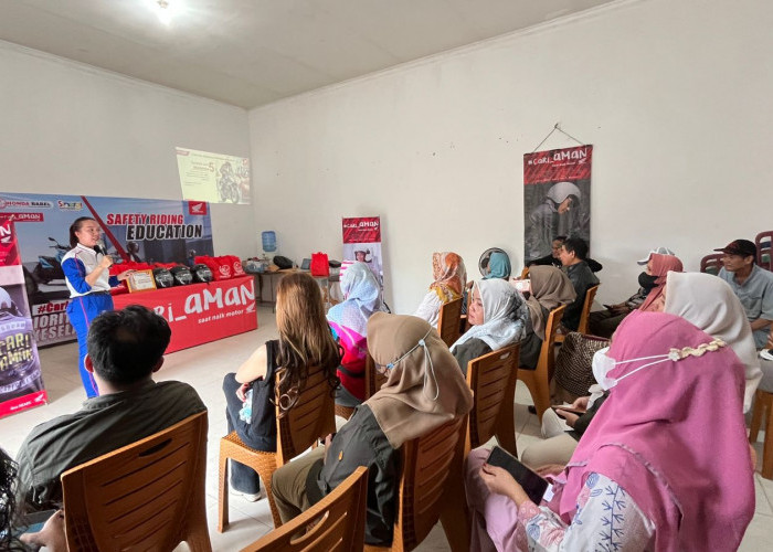 Honda Babel Ajak Perangkat Kelurahan Kacang Pedang Jadi Duta #Cari_Aman