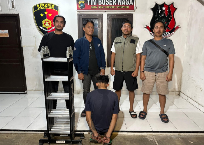 Polresta Pangkalpinang Sikat Pencuri Tangga, Uang Hasil Curian Dipakai untuk Narkoba dan Judi Online