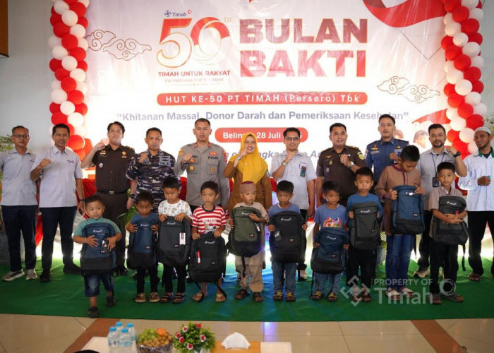 Bulan Bakti HUT ke-50 PT Timah Sambangi Belinyu, 384 Warga Nikmati Layanan Sosial dan Kesehatan