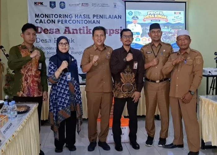 Data KPK: 973 Kades & Perangkatnya Tersandung Korupsi, Desa Kimak Bangka Jadi Percontohan Anti Korupsi