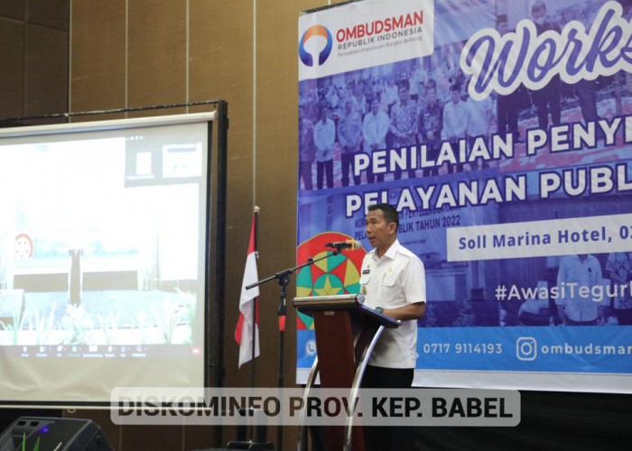 Pj Gubernur Suganda Hadiri Workshop Penilaian Penyelenggaraan Pelayanan Publik Tahun 2023