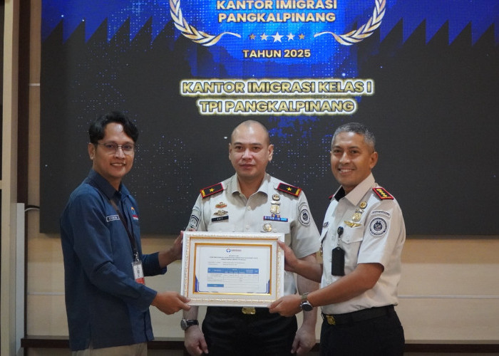 Kantor Imigrasi Pangkalpinang Raih Opini 
