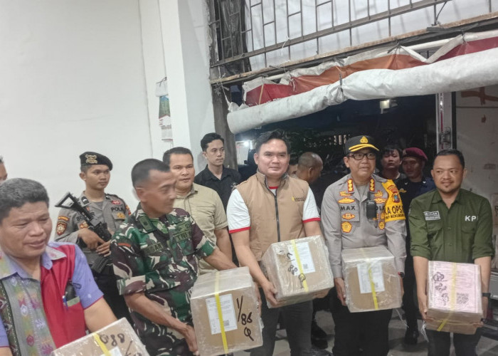 Lebih Cepat, KPU Pangkalpinang Terima 88 Box Logistik Surat Suara