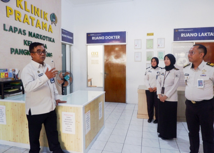 Inspektur Wilayah I Cek Belanja Makanan hingga Dapur Beberseh Lapas Narkotika Pangkalpinang