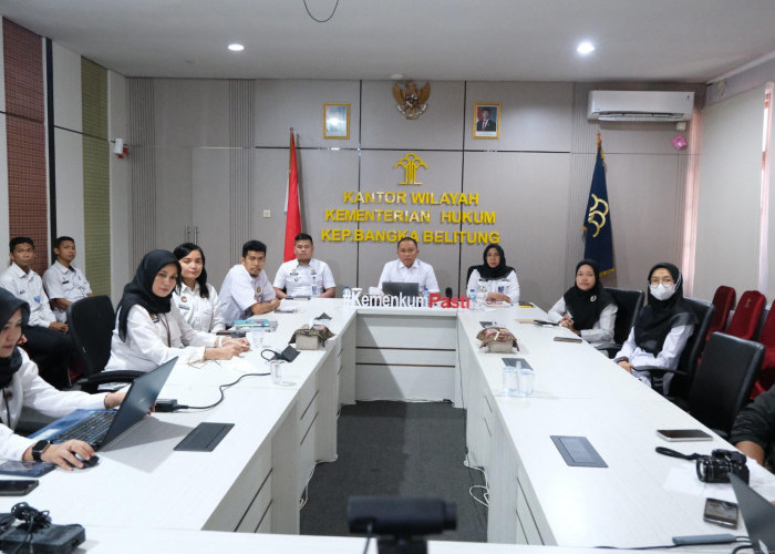 Kanwil Kemenkum Babel Ikuti Rapat Analisa dan Evaluasi Kinerja B04 Tahun 2026 Secara Daring