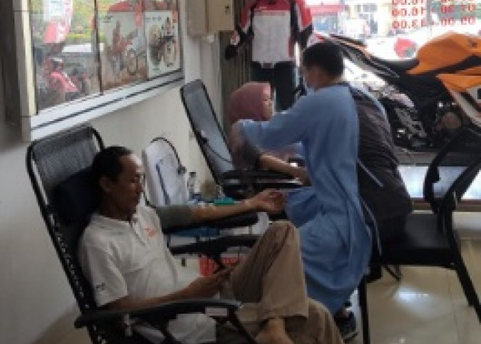 DONOR DARAH: Wujud Sinergi Untuk Negeri Bersama Honda Babel dan PMI