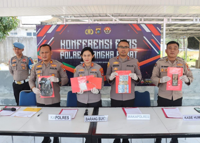 FD Warga Pangkalpinang Edar Sabu Di Mentok