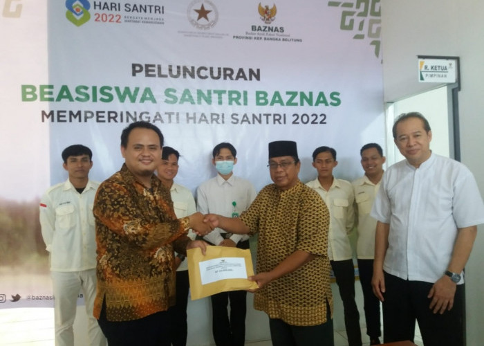 Baznas Babel Beri Bantuan Pendidikan Bagi Siswa LPK Haltec