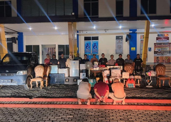 Tiga Pelaku Pencurian Rumah Kosong di Pangkalpinang Tertangkap, Uang Hasil Kejahatan untuk Judol dan Narkoba