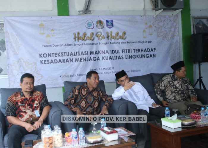 Pj. Gubernur Suganda Hadiri Halalbihalal FKPDAS Baturusa Cerucuk