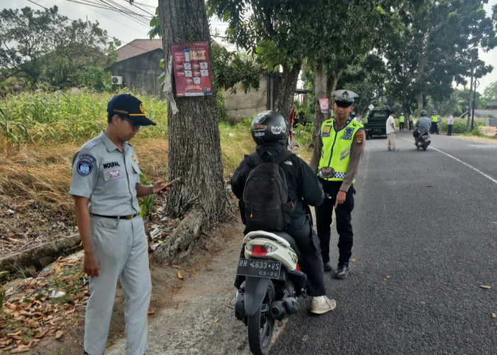 Satlantas Polresta Pangkalpinang Gelar Razia Gabungan, Knalpot Brong hingga Pelat Tak Sesuai Jadi Sasaran