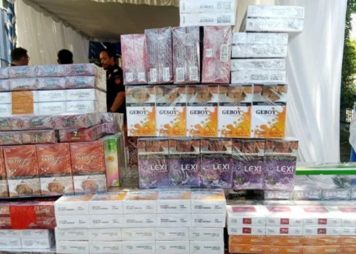 Bea Cukai Tanjungpandan Gencarkan Operasi Pasar Cegah Peredaran Rokok Ilegal