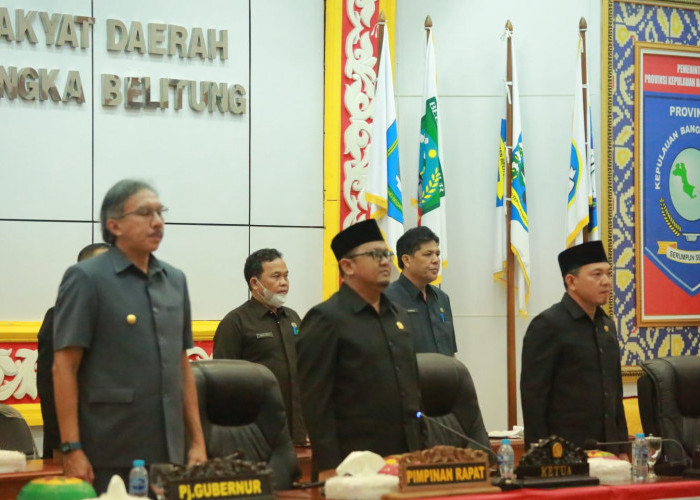 Perdana, Beliadi Pimpin Paripurna DPRD Babel