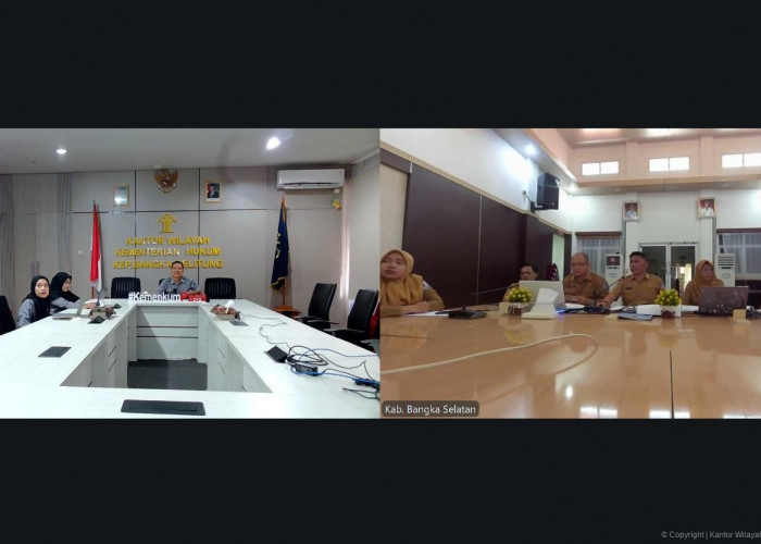Kanwil Kemenkum Babel Harmonisasikan Ranperda Kab. Bangka Selatan Tentang Pengelolaan Barang Milik Daerah