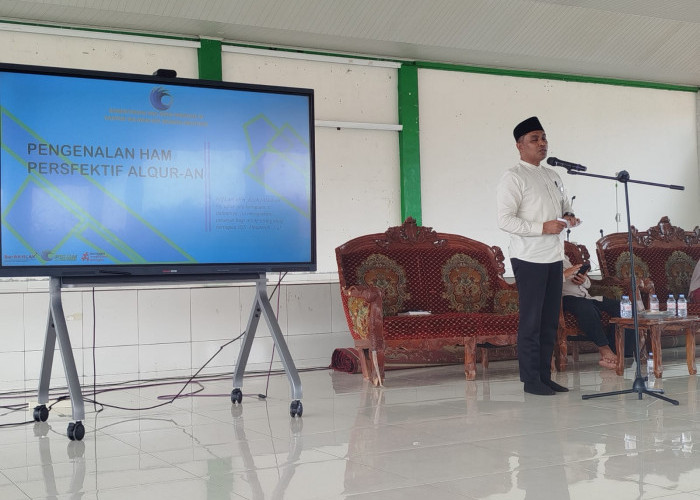 FAHAMIN: KemenagHAM Babel Sosialisasikan Hak Asasi Manusia di Ponpes Bahrul Ulum Islamic Centre