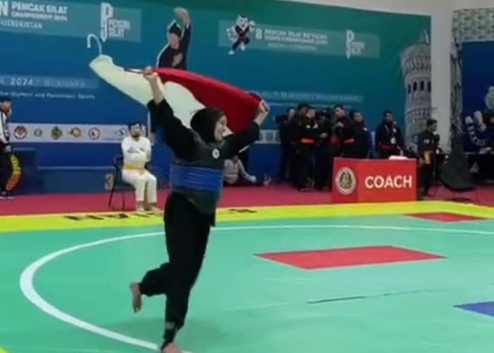 Usai Raih Emas PON, Atika Atlet Silat asal Bangka Raih Emas di Kejuaraan Uzbekistan 